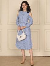 Exude Linen Stripe Dress